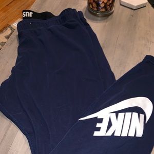 Gently work navy blue nike leggings